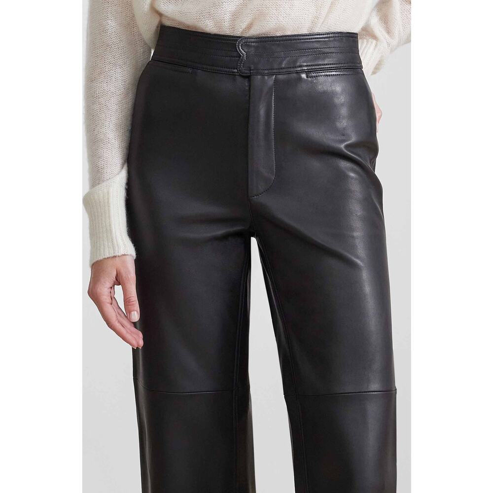 Apiece Apart Monterey Leather Pants in Black (Size 2) - Picture 3 of 13